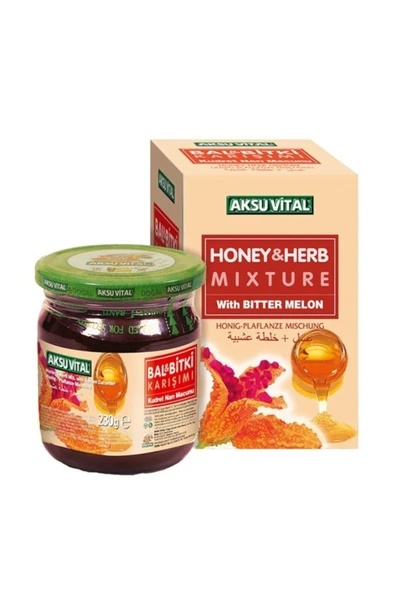Aksuvital Bal Bitki Karışımı Kudret Narı Macunu 230 G