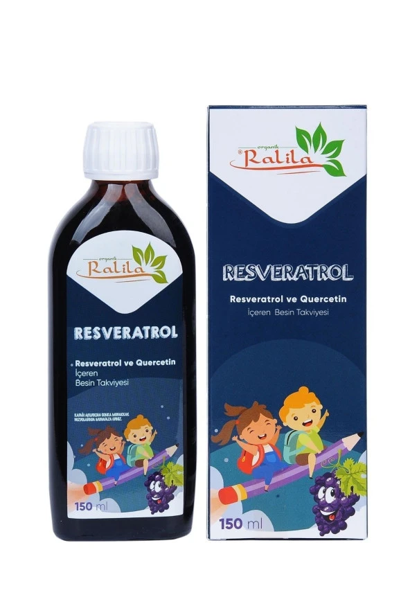 Resveratrol Kids Quercetin Ilaveli 150 Ml
