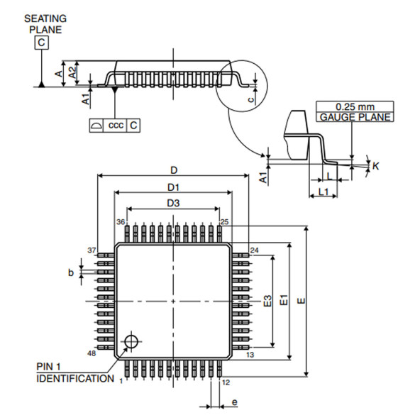 STM32F103C8T6 Microcontroller Lqfp48 - 8
