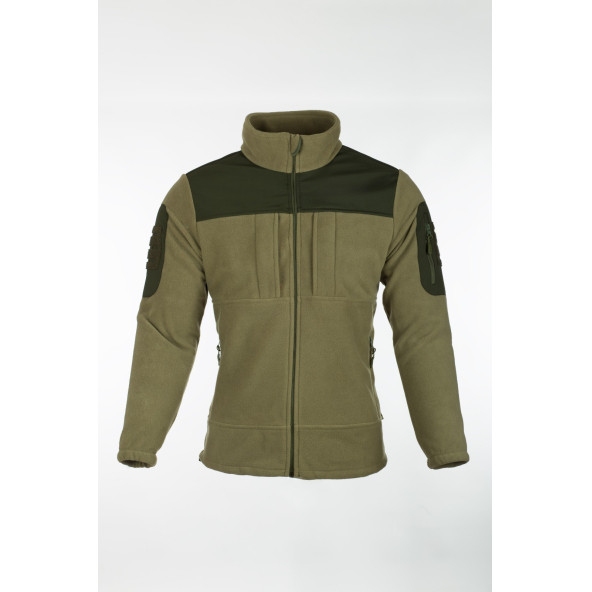 KARCAMP 341 MODEL HAKİ 6 CEPLİ ROBALI POLAR MONT - 2