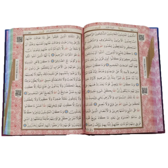 Gökkuşağı Renkli Kuran-ı Kerim Orta Boyi Ayfa - 3