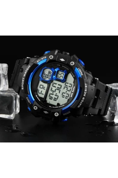 Dijital Çocuk Kol Saati STC000404 - Kronometre Alarm Takvim LED