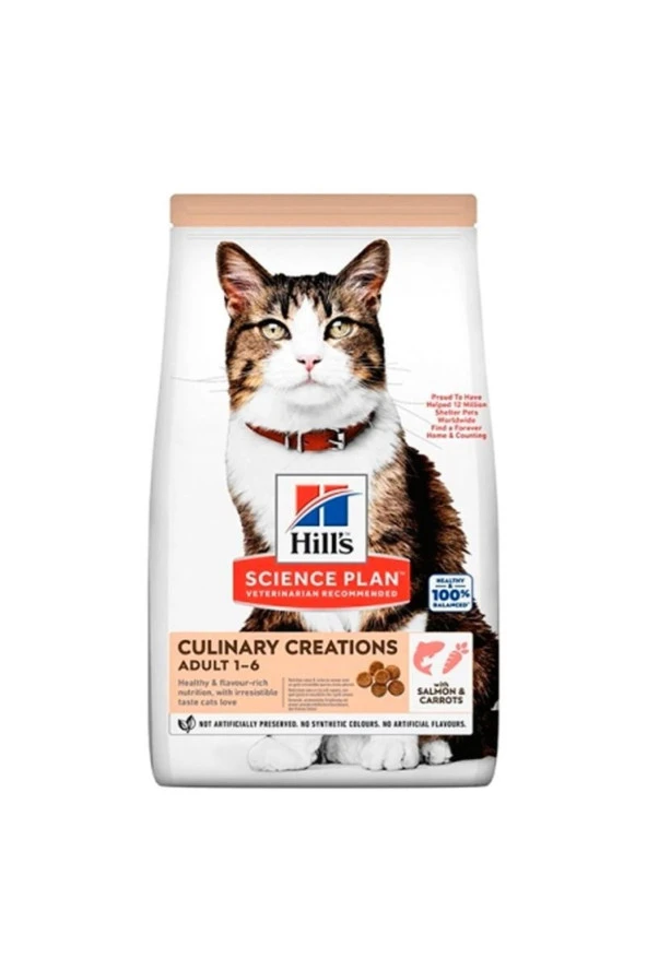 Hills Kedi Maması Somon Balıklı Ve Havuçlu 1,5 Kg