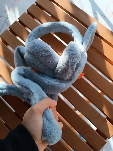 Kulakları Hareket Eden Sesli Peluş ördek Kulaklık Taç - 7