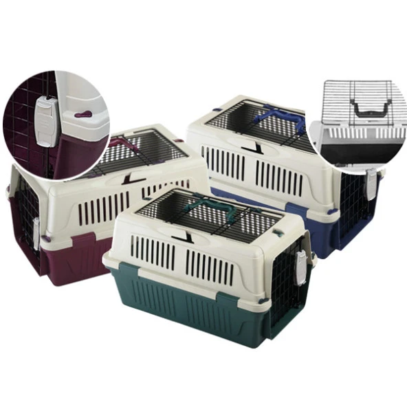 Strong CD2 Üstten Açılabilir Kedi-Köpek Taşıma Çantası Bordo 50x33x29cm - 2
