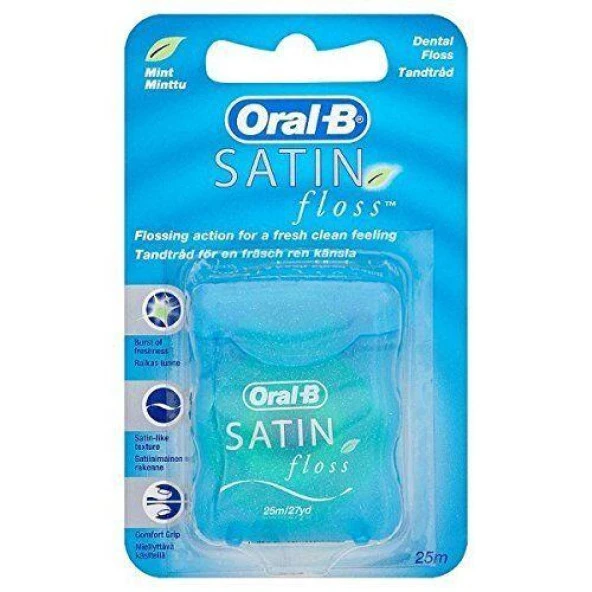 Oral-B Satin Floss Mint Diş İpi 25m