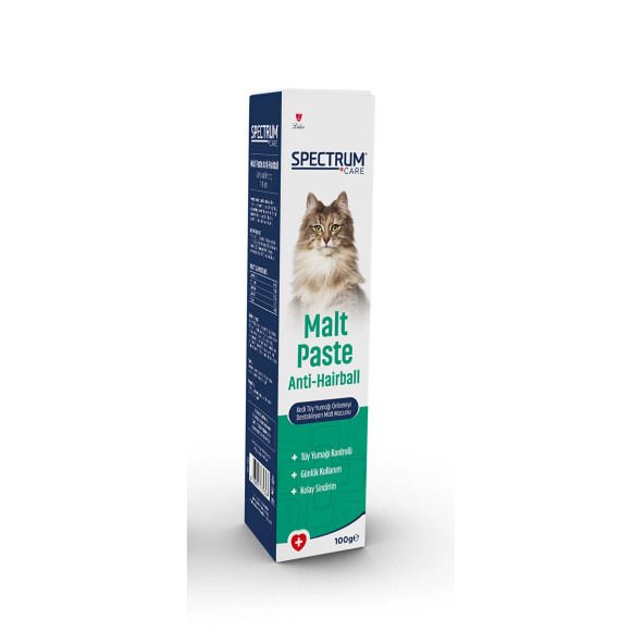 Spectrum Kedi Malt Paste Tüy Yumağı Kontrol Kedi Macunu 100 Gr