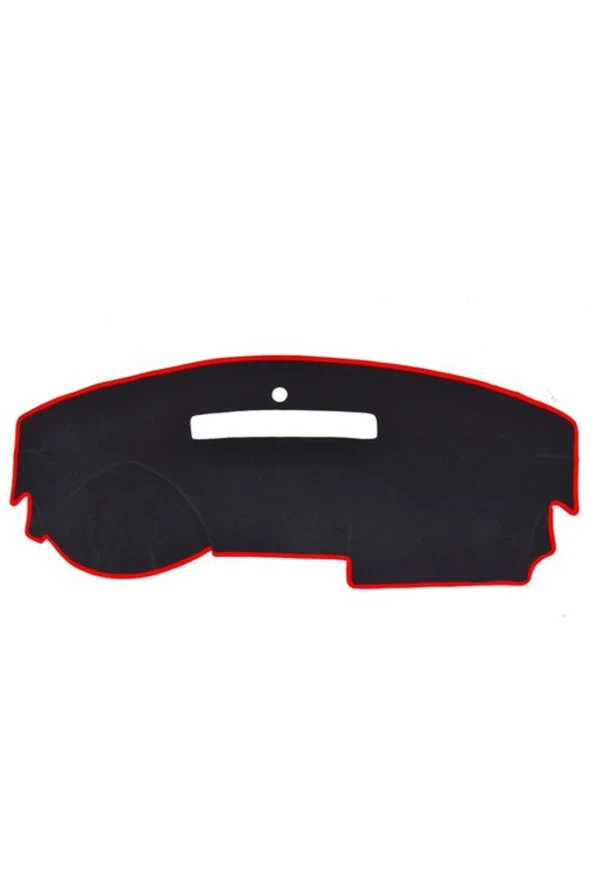 Mazda 3 2003+ Modelleri Için Uygun Torpido Koruma Halısı Siyah Kenar Renk Kırmızı ürün görseli