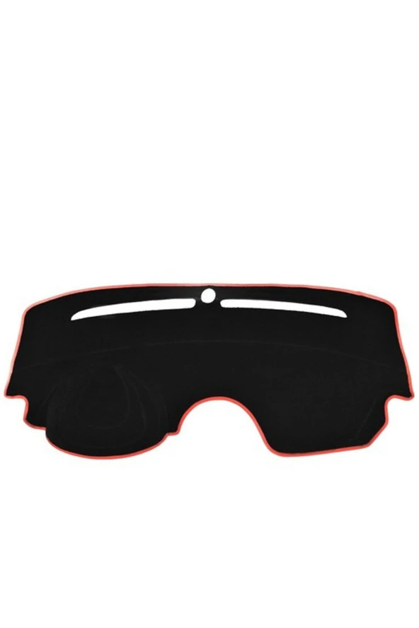 Fiat Linea 2015-2020 Modelleri Için Uygun Torpido Koruma Halısı Siyah Kenar Renk Kırmızı ürün görseli