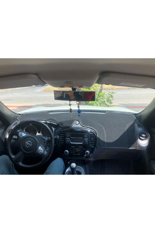 Nissan Juke 2010+ Modelleri Için Uygun Torpido Koruma Halısı Siyah Renk Siyah - Resim 2