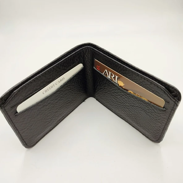 Yatay Model Mıknatıslı Erkek Kartlık Siyah Renk - 9