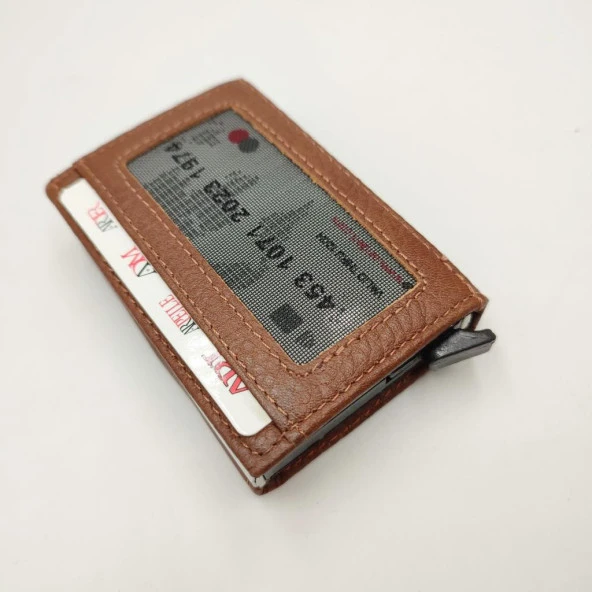 Mekanizmalı Para Bölmeli Kartlık - 5