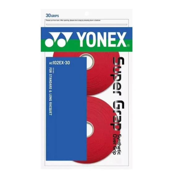 YONEX AC 102-30 (30lu) Kırmızı SUPER GRIP