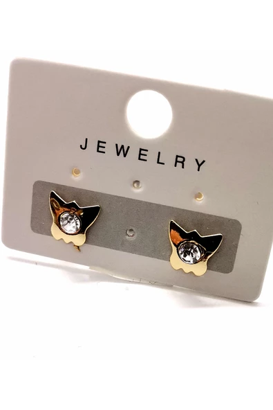 Figürlü Kararmaz Lüks Küpe ürün görseli 1