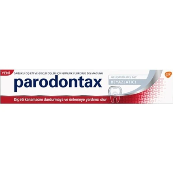 Parodontax Geliştirilmiş Tat Beyazlatıcı Diş Macunu 75 ml