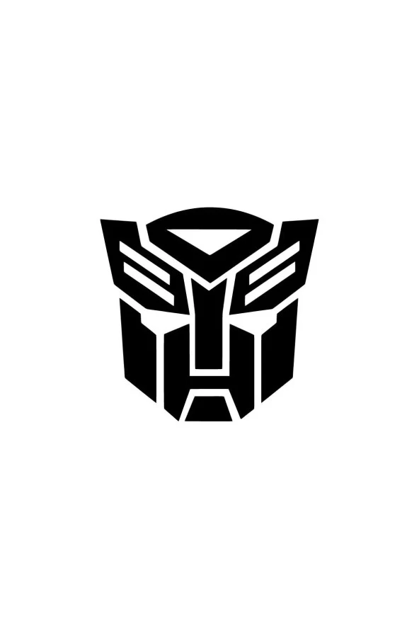 Transformers Kafası - Araç, Oto, Laptop, Duvar Uyumlu Sticker 10*10 Cm