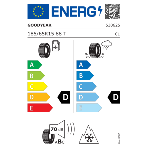 Goodyear 185/65R15 88T ULTRAGRIP 8 M+S KIŞ LASTİĞİ 2023 ÜRETİM - 5