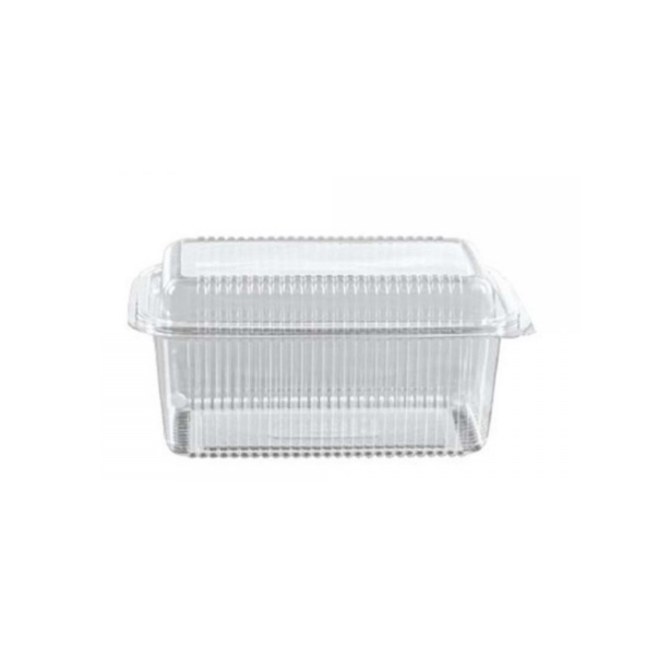 Plastik Saklama Kabı 1000 gr 100'lü Yüksek Kapaklı Bombe Plastik Kurabiye Kabı Şeffaf Sızdırmaz Kap - 4