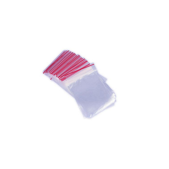 Kilitli Torba 6x7 Cm 100'lü Kilitli Buzdolabı Poşeti Şeffaf Kilitli Poşet Kilitli Saklama Poşeti - 3