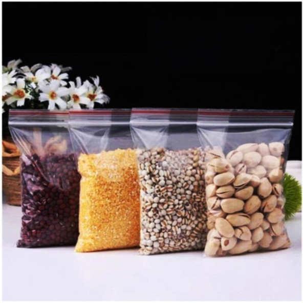 Kilitli Torba 10x12 Cm 100'lü Kilitli Buzdolabı Poşeti Şeffaf Kilitli Poşet Kilitli Saklama Poşeti - 2