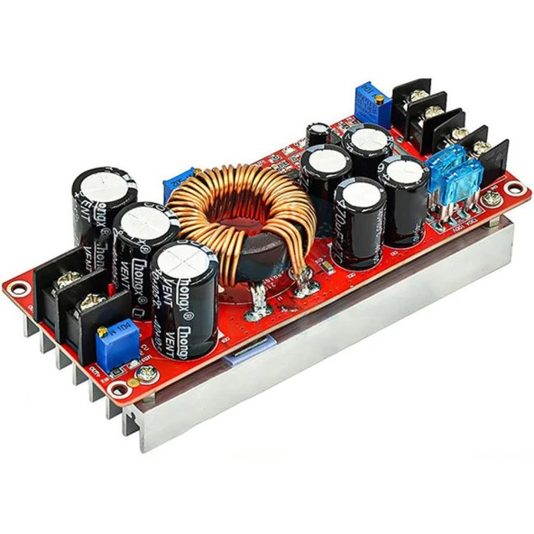 1200W 20A DC-DC Step Up Voltaj Yükseltici Boost Converter Regülatör(8-60to12-83)