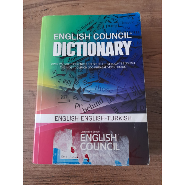 English Council Dictionary - English - English - Turkish - Cep Boy(ikinci el ürün)