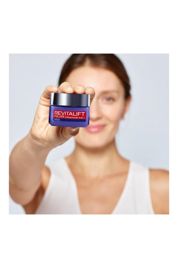Loreal Paris Revitalift Filler Hyaluronik Asit Yoğun Dolgunlaştırıcı 50 ml Yaşlanma Karşıtı Gece Kremi - 7