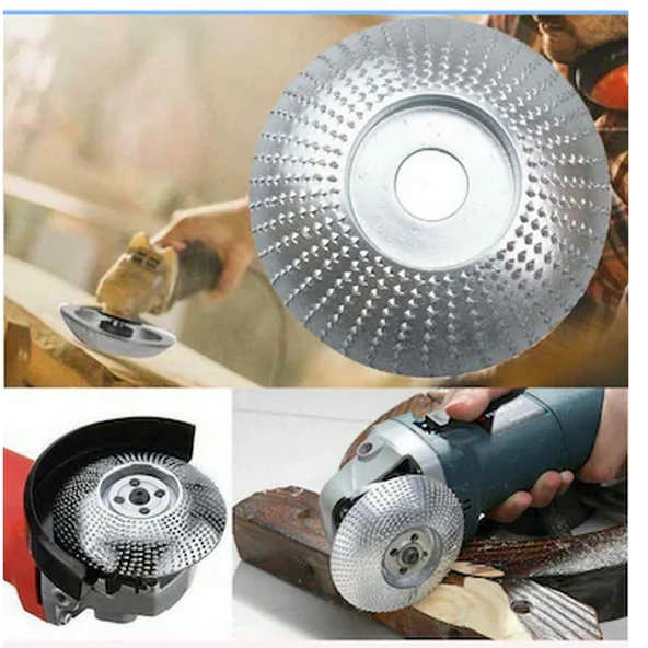 Ahşap Eğe Diski 115 Mm Avuç Taşlama Için Ahşap Oyma Eğe Törpü Diski - 4