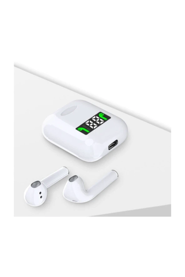 Airpods i99 v8 TWS Kulak Sensörlü Şarj Göstergeli HQ Ses Kalitesi Kablosuz Bluetooth Kulaklık - 2