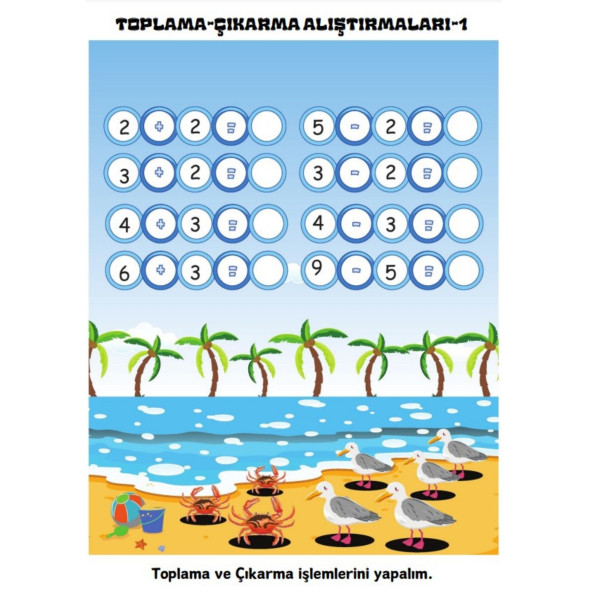 İLK Matematik YAZ-SİL Kitabım - 5