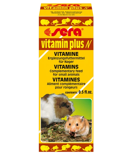 Sera Vitamin Plus N 15 ml  Skt : 01/2025 Kemirgenler için Vitamin