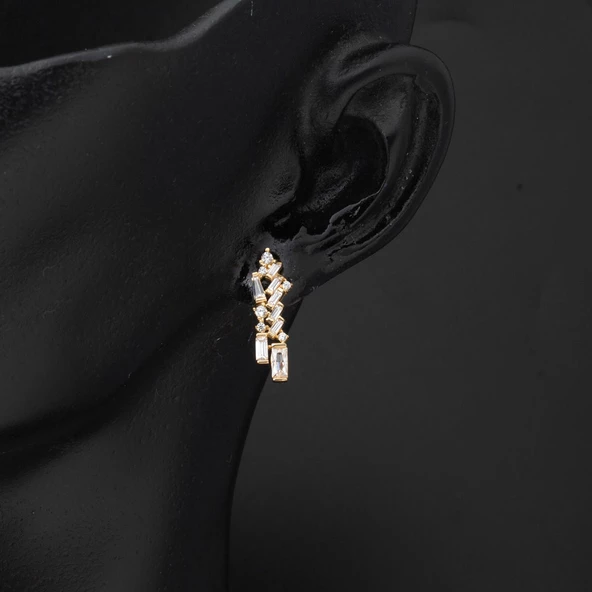 Baget Tasarım 14 Ayar Altın Nişan Seti - Resim 6