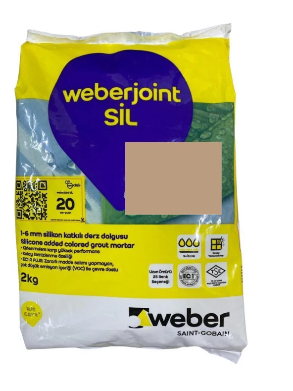 Weber Joint Sil 414 Granit Gri Derz Dolgu 2 Kg