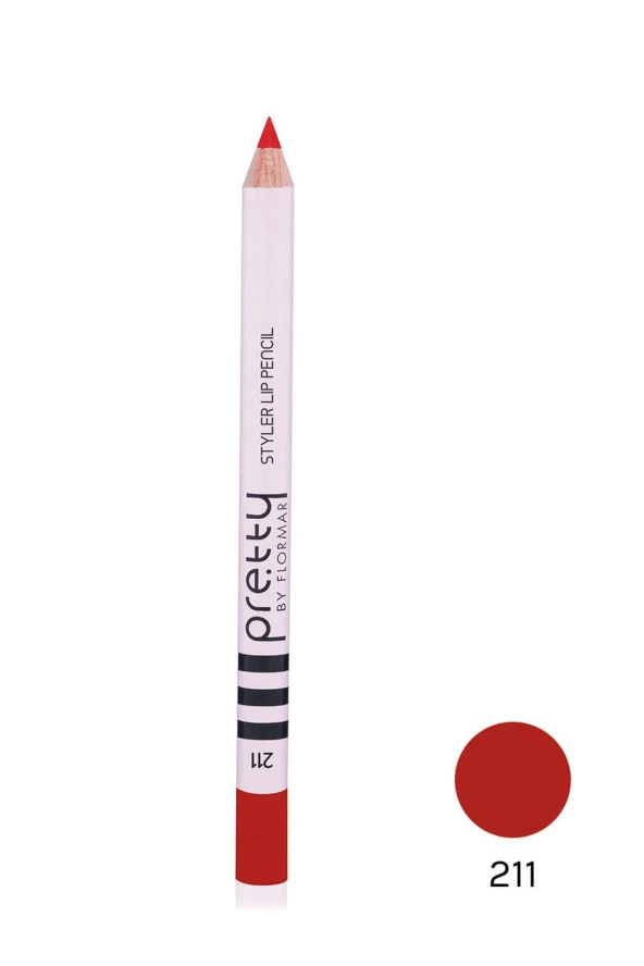 Flormar Dudak Kalemi - Pretty By Flormar Styler Lipliner 211 Scarlet 8690604469833