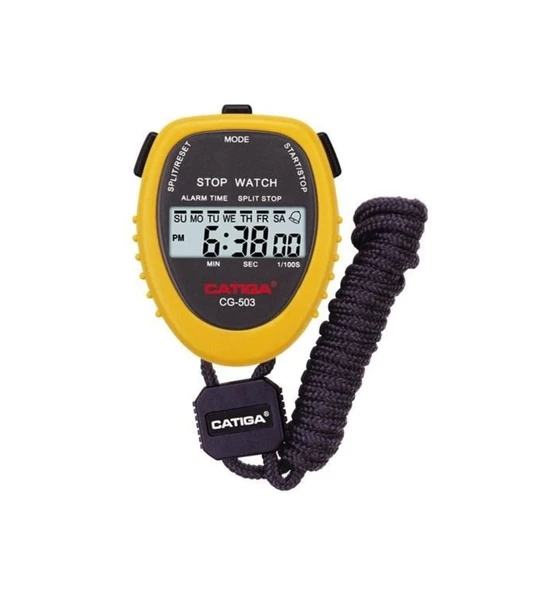 C.S.L CG-503 Boyun Askılı Dijital Kronometre Sarı ürün görseli