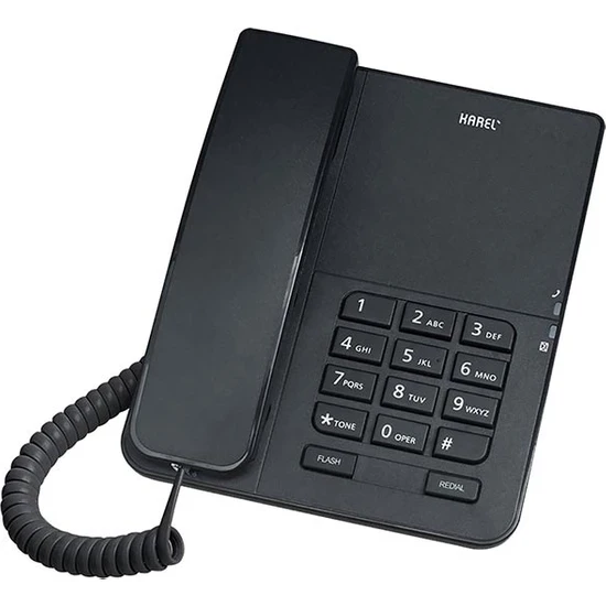 Karel TM140 Masaüstü Kablolu Telefon Siyah