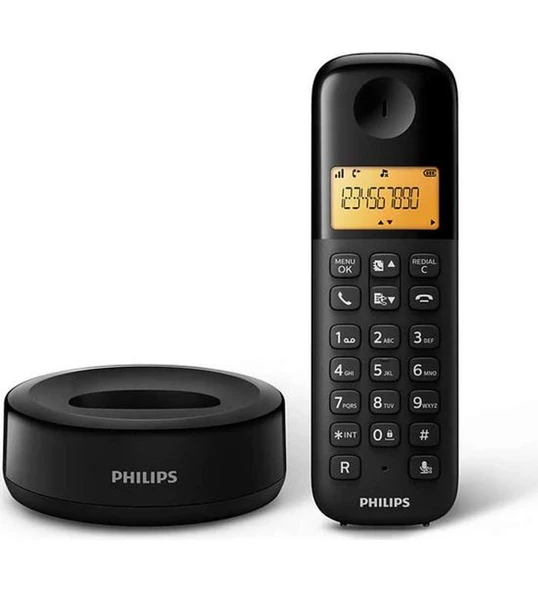 Philips D1601B/01 Kablosuz Dect Telsiz Telefon - 3