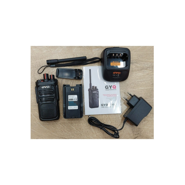 GYQ Q990 Pmr El Telsizi 15 Km IP67 Su Geçirmez (Tekli Paket) - 3