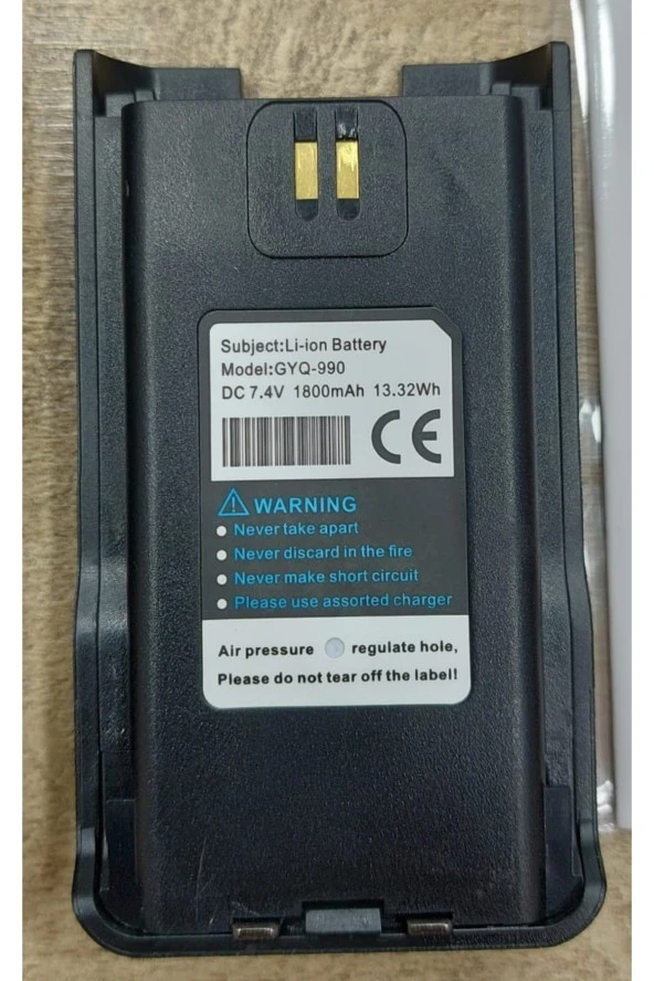 GYQ Q990 Pmr El Telsizi 15 Km IP67 Su Geçirmez (Tekli Paket) - 4