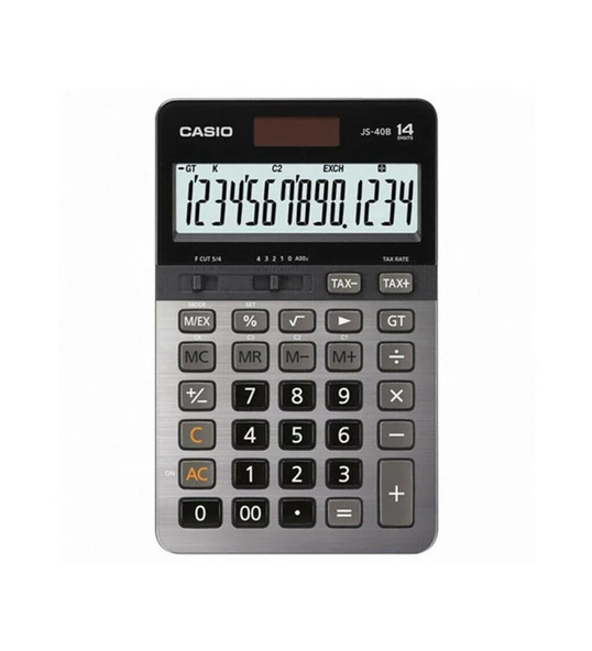 Casio JS-40B Profesyonel 14 Hane Hesap Makinesi ürün görseli