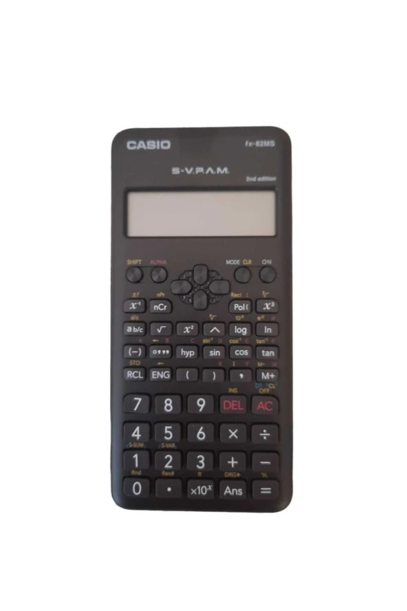 Casio FX-82MS 2. Versiyon 240 Fonksiyonlu Bilimsel Hesap Makinesi