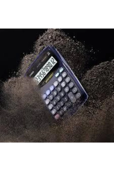 Casio WD-220MS Suya Toza Darbeye Dayanıklı Hesap Makinesi Mavi - 4