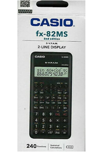 Casio FX-82MS 2. Versiyon 240 Fonksiyonlu Bilimsel Hesap Makinesi - 3