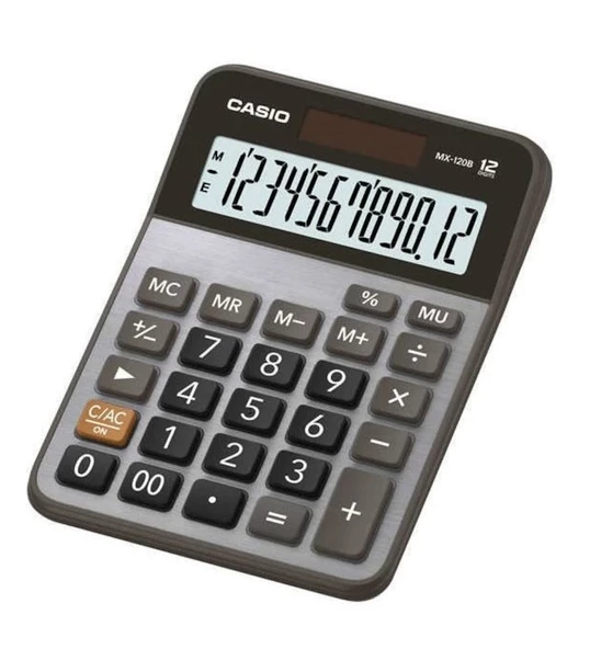 Casio MX-120B 12 Haneli Masaüstü Hesap Makinesi