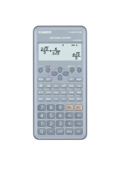 Casio FX-82ES Plus Mavi Bilimsel Fonksiyonlu Hesap Makinesi 2.versiyon