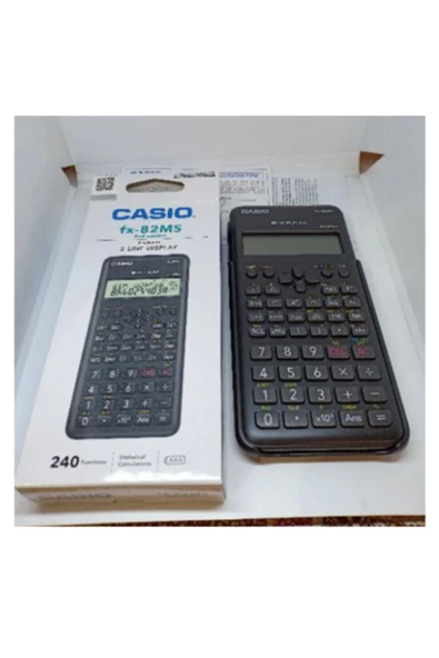 Casio FX-82MS 2. Versiyon 240 Fonksiyonlu Bilimsel Hesap Makinesi