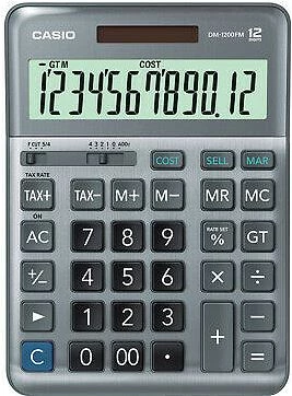 Casio Dm-1200FM Masa Tipi 12 Hane Hesap Makinesi - 3