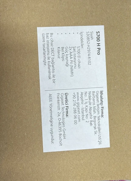 Gigaset S700 Hsb Ip Pro Telefon (İP Telefon -Analog Hatta Çalışmaz) - 3