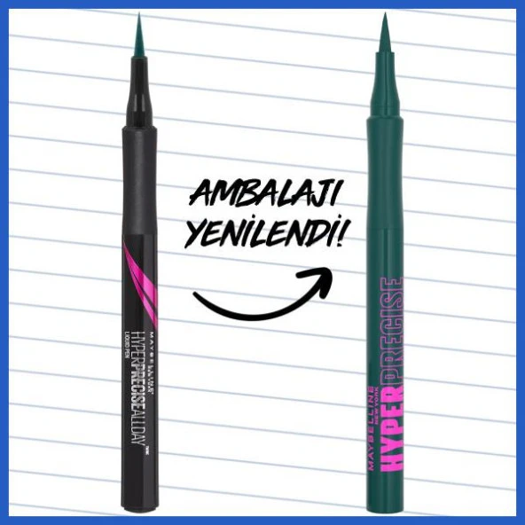 Maybelline New York Hyper Precise All Day Eyeliner - 730 Jungle - 6