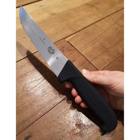 Victorinox 16cm Kasap Bıçağı 5.5203.16 Siyah - 4